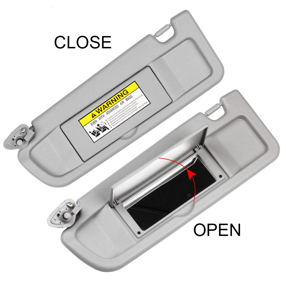 Dasbecan visor next to hand for scale showing correct size and fit
