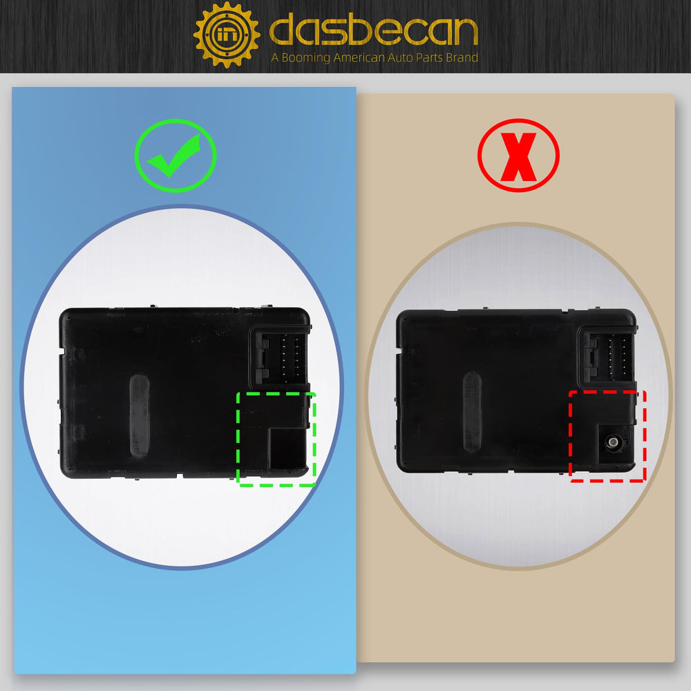 Dasbecan wiring connector detail illustrating direct plug-in replacement ease