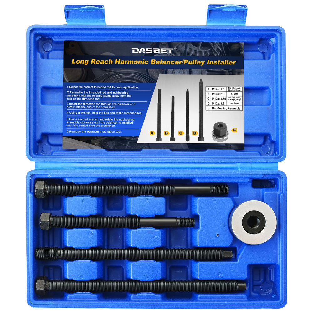 DASBET kit front packaging open shows organized tools and case for quick access