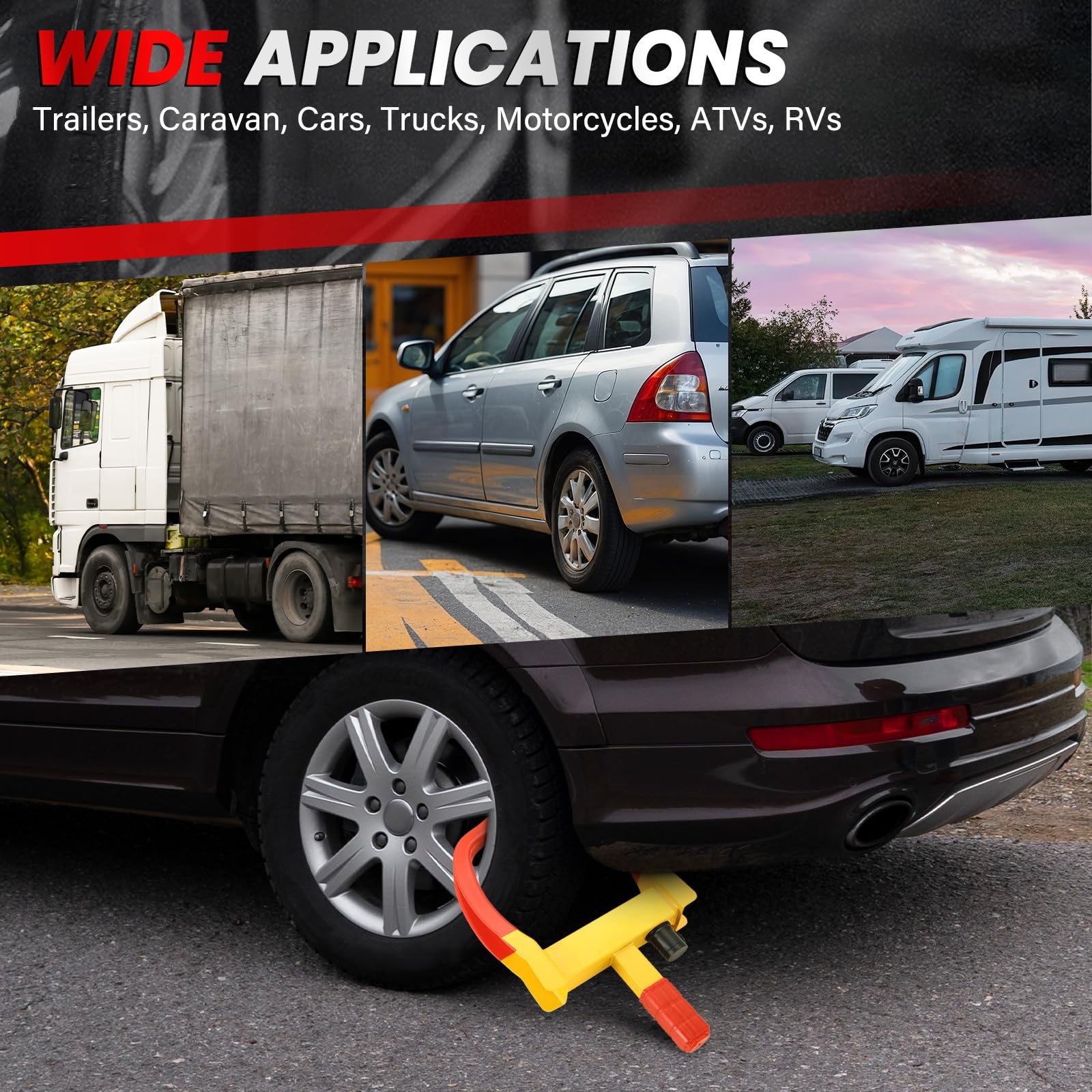 DASBET lifestyle image of trailer parked and secured for peace of mind