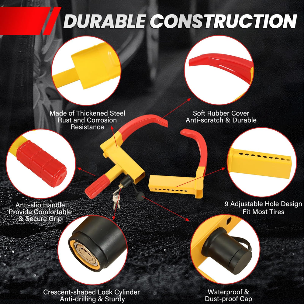DASBET soft-coated clamp surface that prevents rim scratches and wear