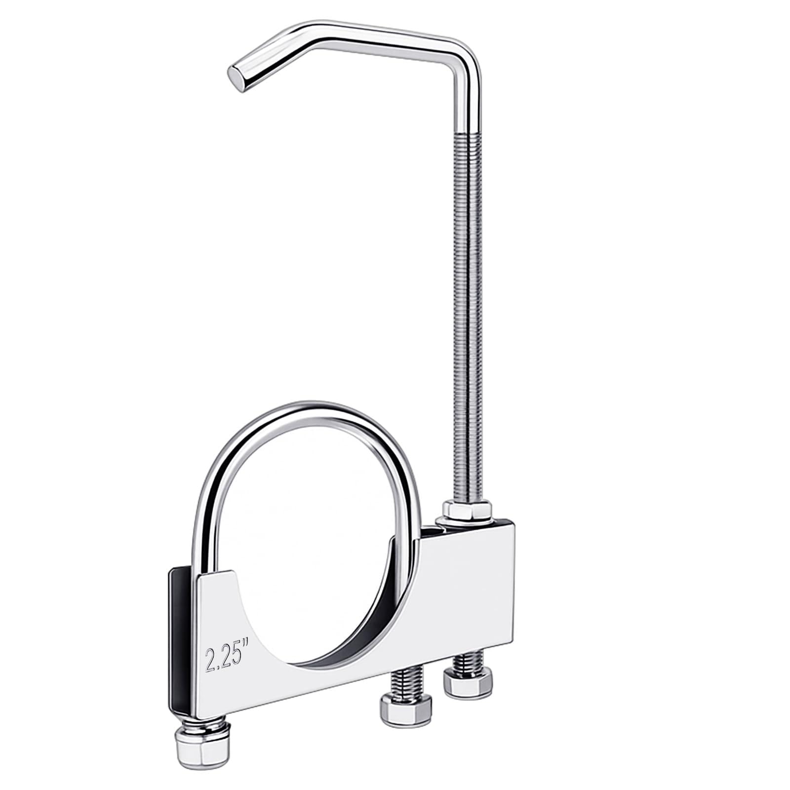 Datanly clamp and hanger front view showing kit and quick fit benefits