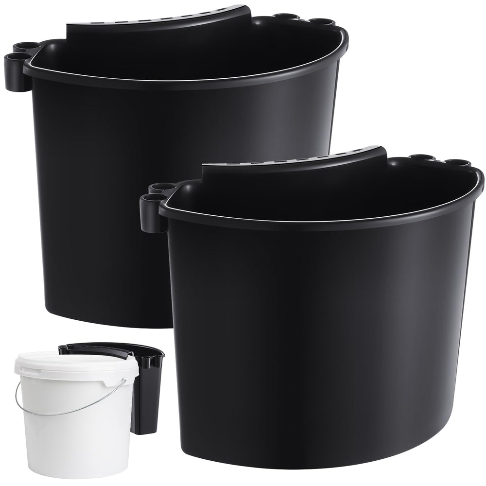 Datanly front view on bucket showing organized tools and easy access