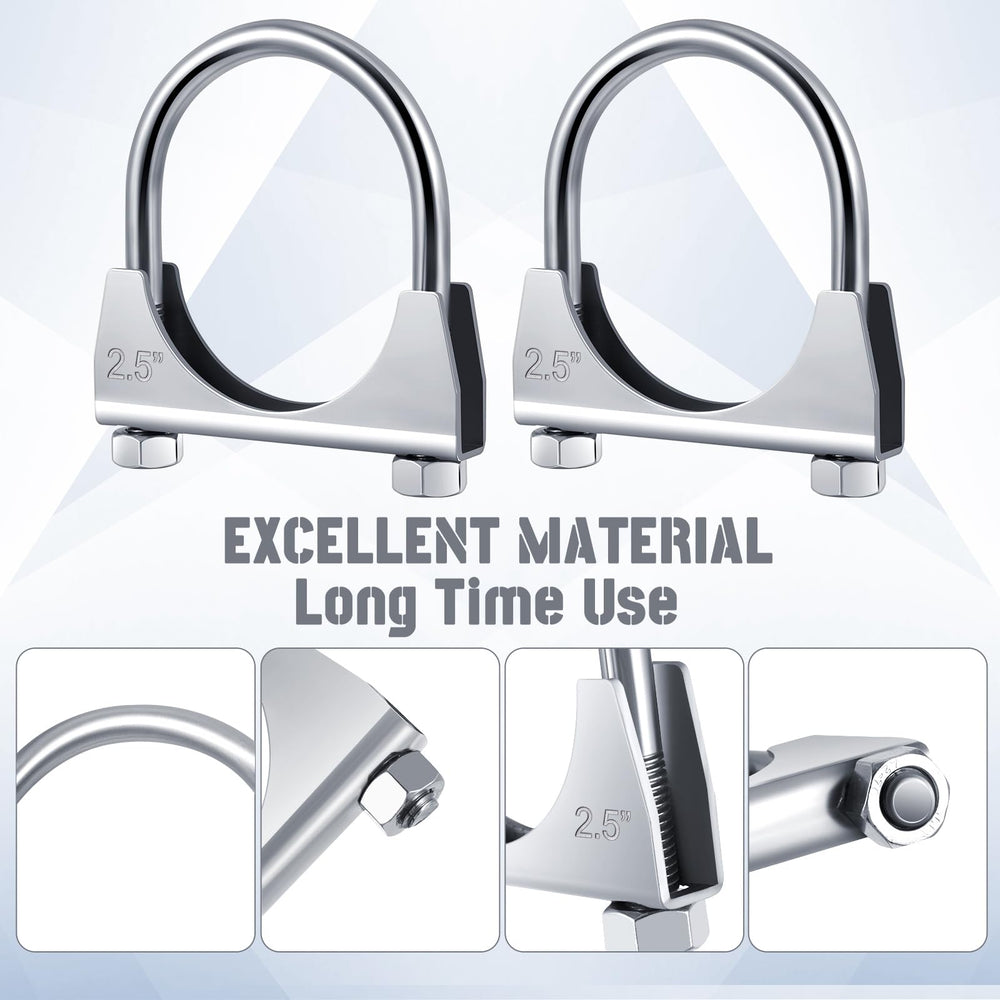 Datanly U-bolt threaded nuts view showing easy hand-tool tightening benefit