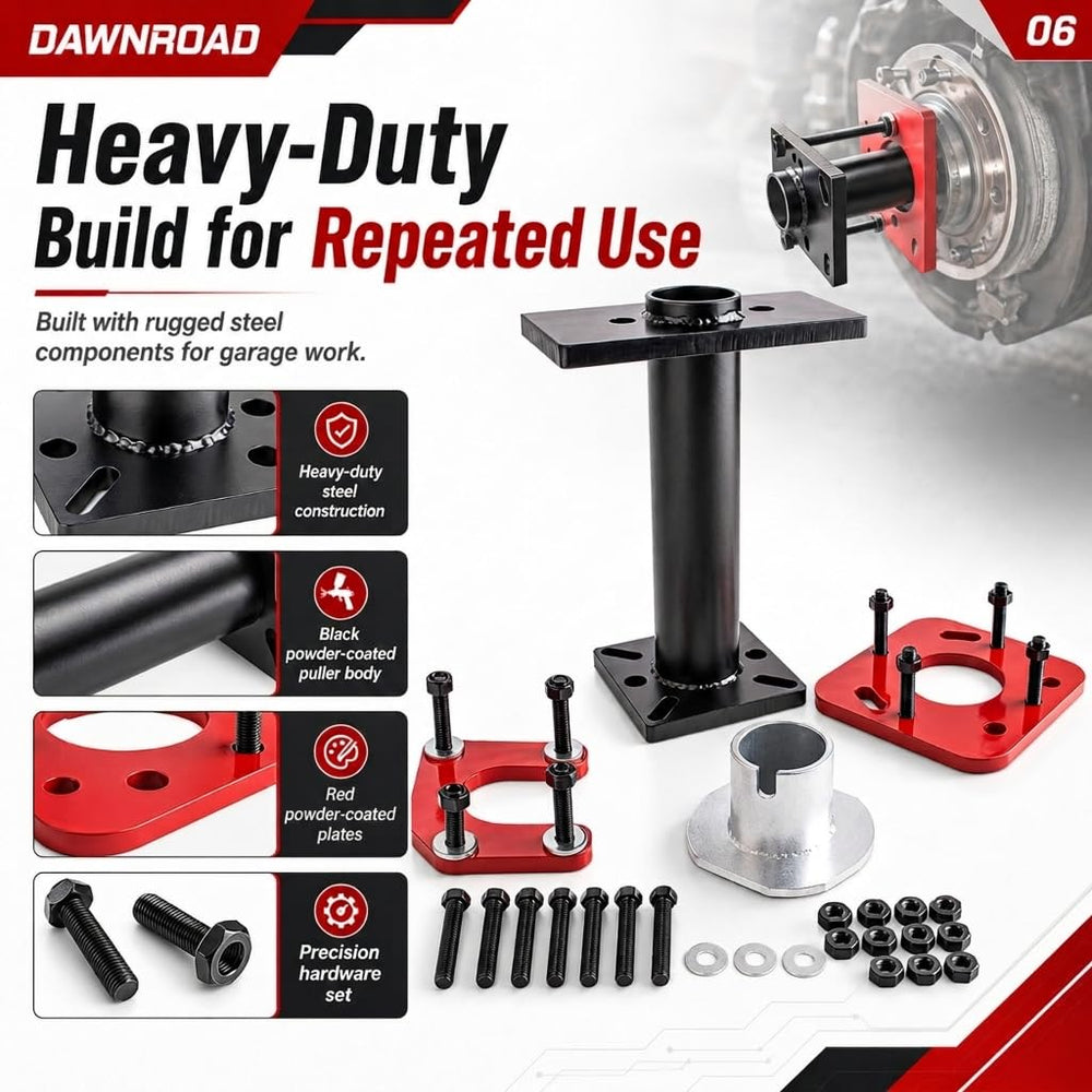 DAWNROAD label and Grade 12.9 bolts highlighting premium hardware durability