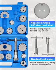 DAYUAN organized adapter layout with 18 drive keys clearly displayed to match many pistons