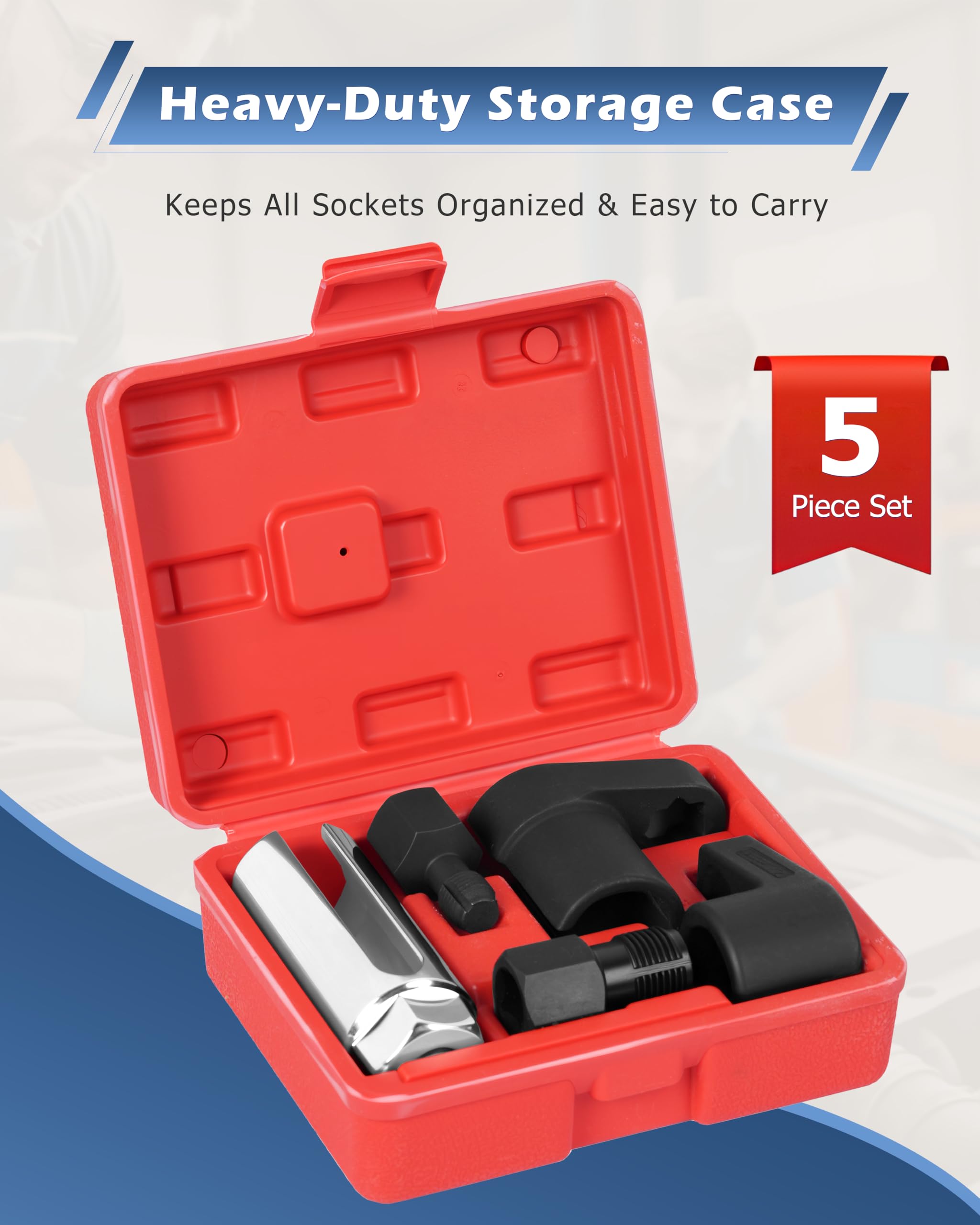 DAYUAN kit arranged on garage bench for quick mobile repairs
