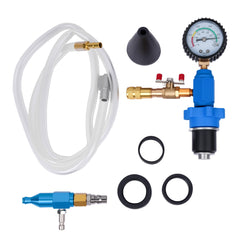 DAYUAN manifold and dual-scale gauge close-up for accurate vacuum monitoring