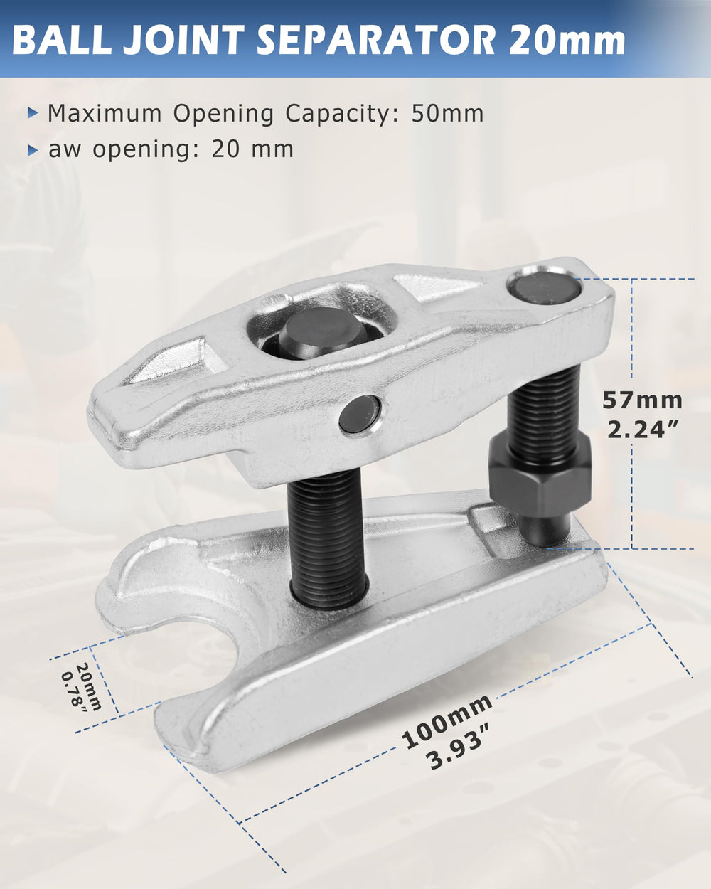 DAYUAN tools beside ruler showing scale and fitment clarity before purchase