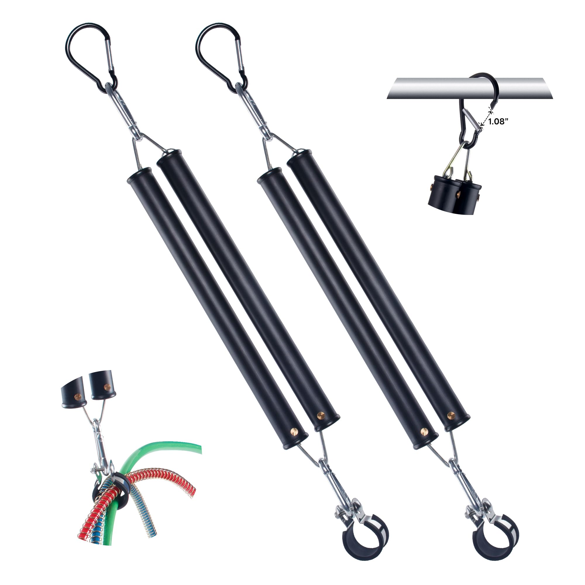 Dazakoot front view of 16" double tender spring kit showing components and benefits