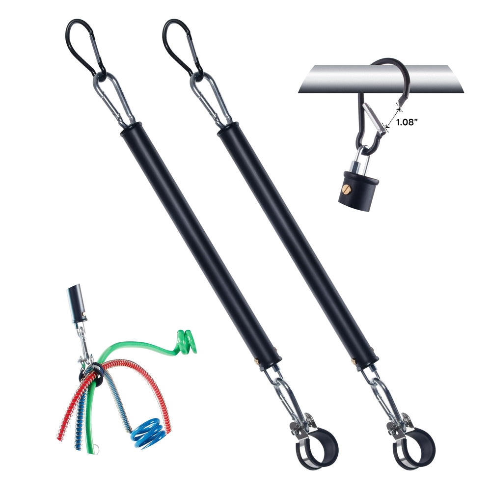 Dazakoot front view package showing both 16 inch springs and hangers for quick identification and protection