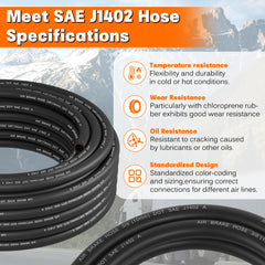 Dazakoot close-up of spiral reinforcement showing anti-kink structure for reliable airflow