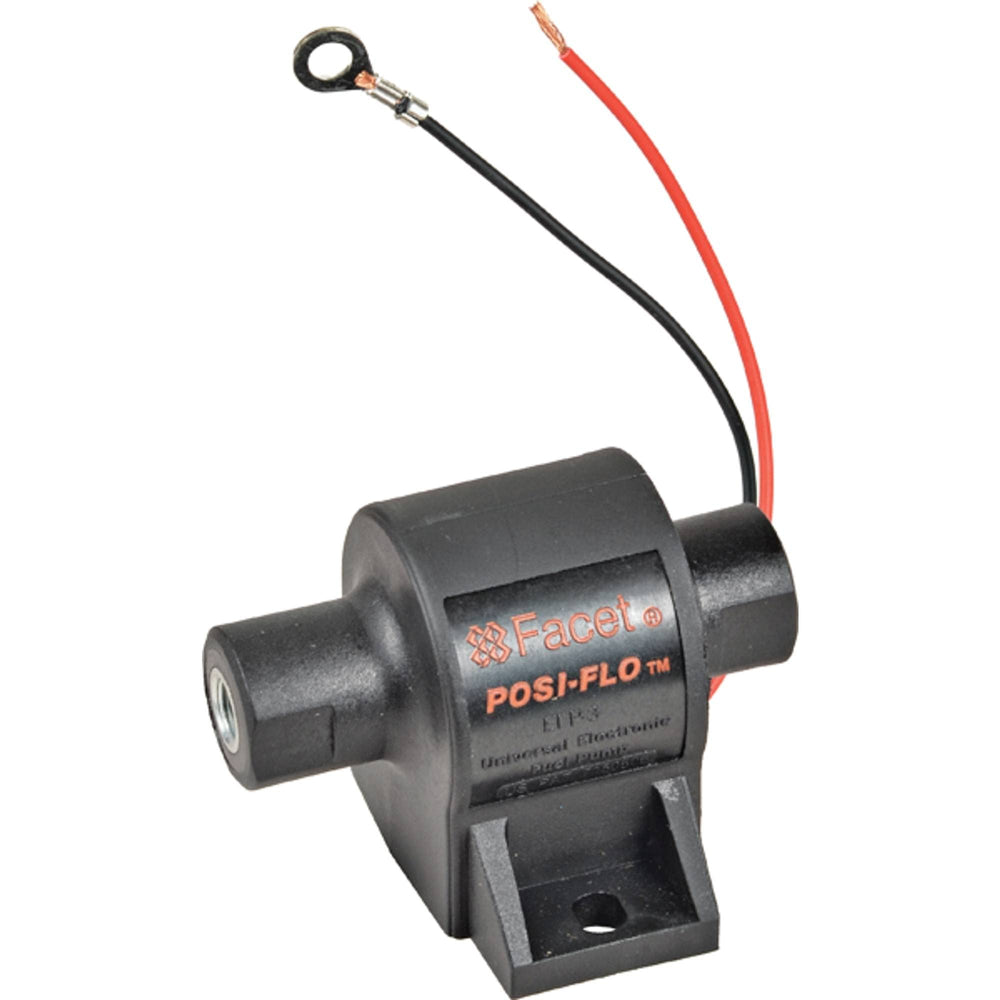 DB Electrical Facet POSI-FLO front view showing compact housing and reliable fuel delivery