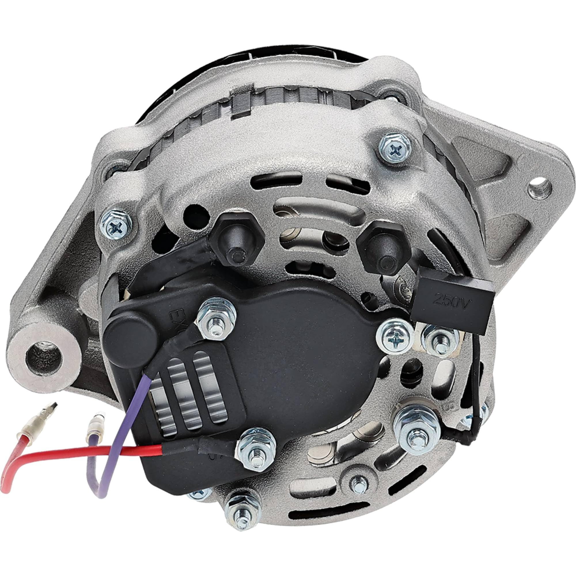 DB Electrical alternator boxed packaging with mounting hardware included for convenience