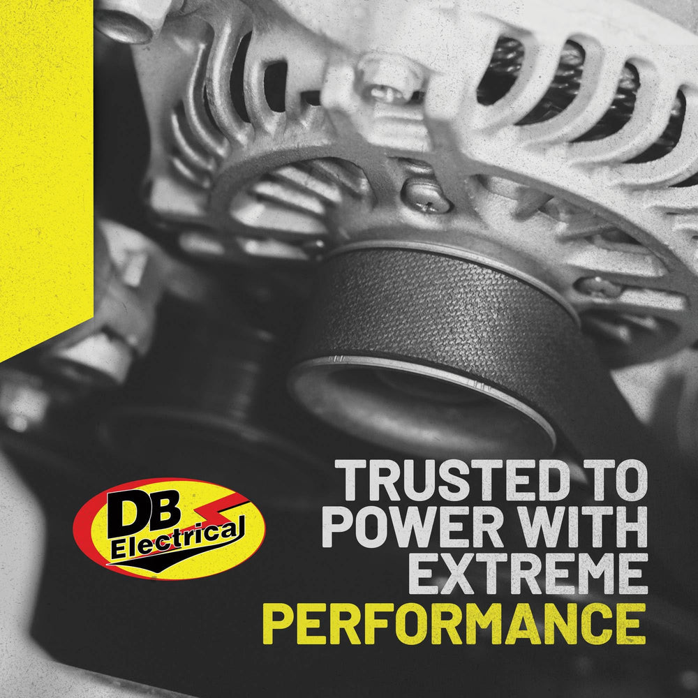 DB Electrical alternator size and scale beside ruler to confirm space and fit