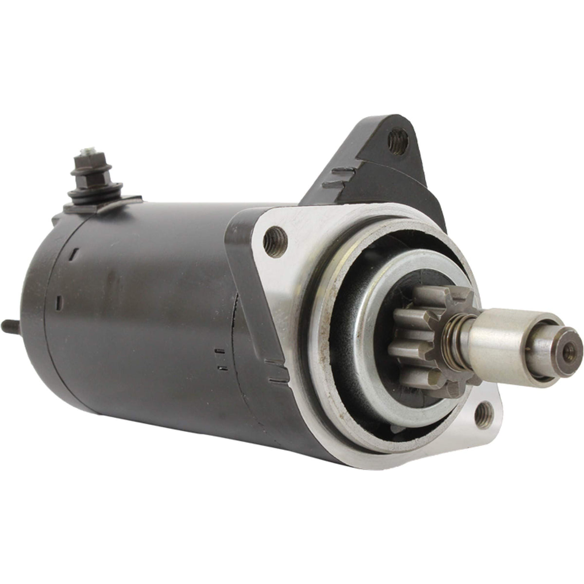 DB Electrical starter front view showing solenoid and housing for reliable starts