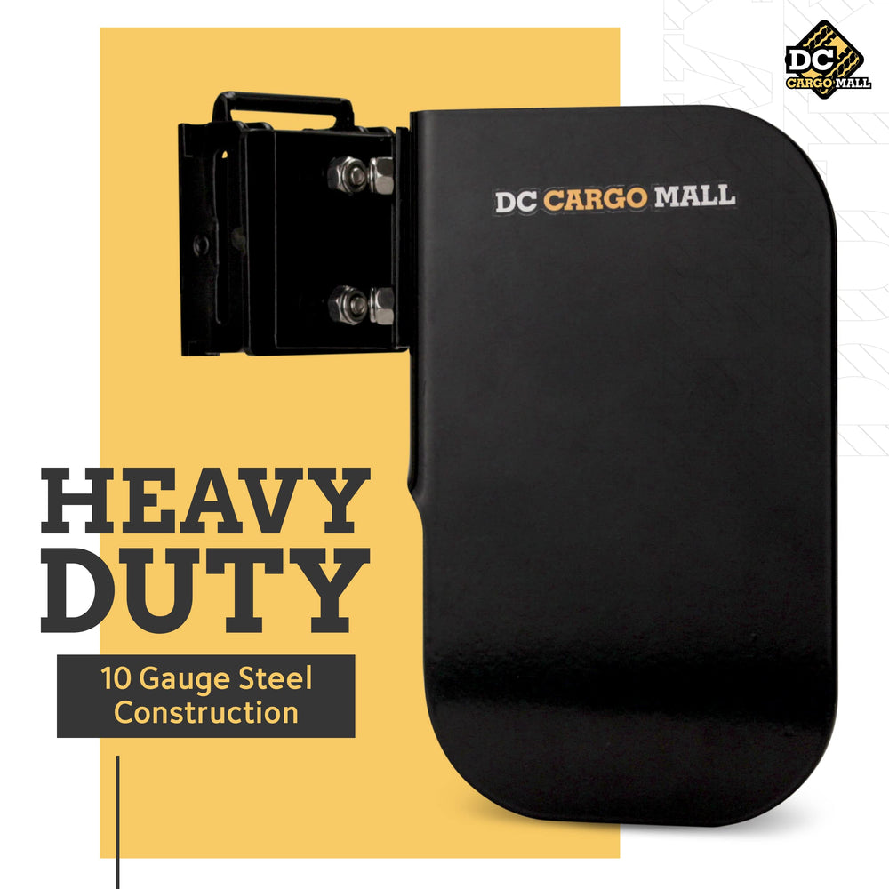 DC Cargo Mall close-up of welds and powder coat finish for lasting durability