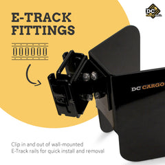 DC Cargo Mall closeup powder coating resisting chips and protecting trailer finish