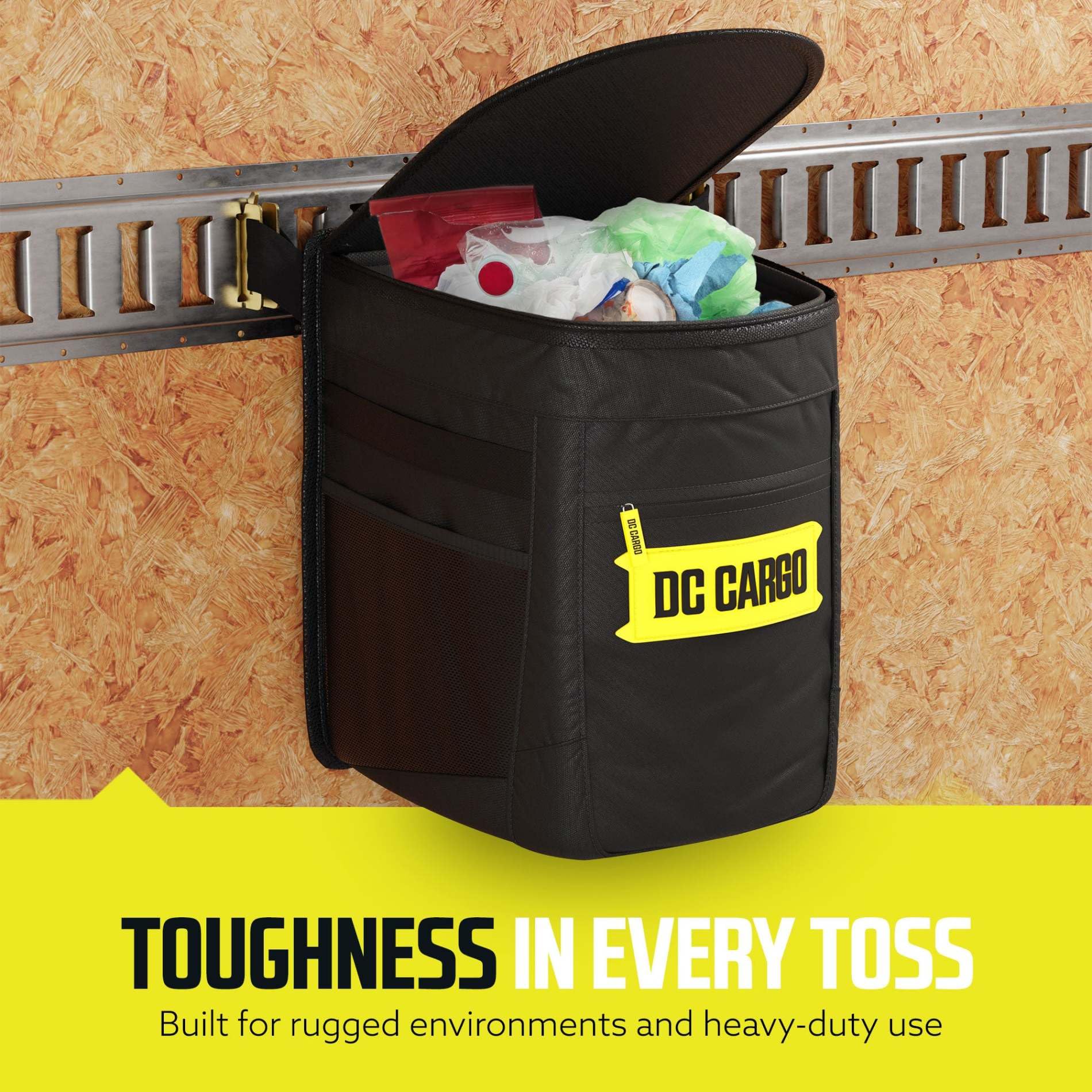 DC Cargo Mall E-track clip attachment detail showing secure, tool-free installation