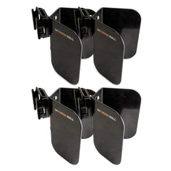 DC Cargo Mall chock front view showing snug tire support and stable hold