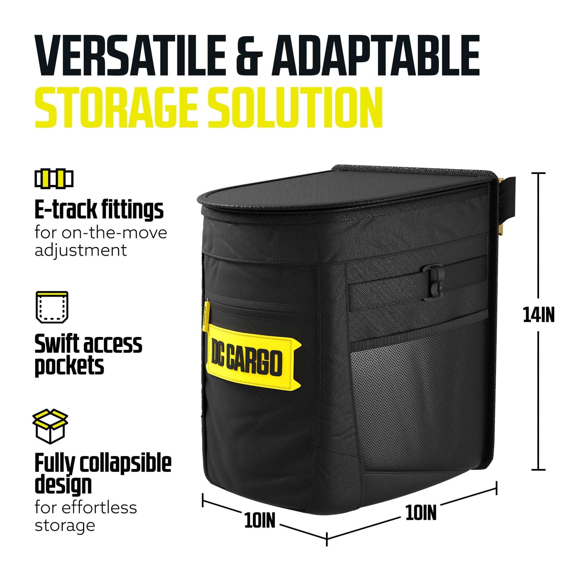 DC Cargo Mall removable leak-proof liner close-up for easy cleaning and spill prevention