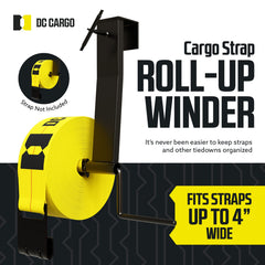 DC Cargo Mall close-up of roller showing smooth roll and strap protection