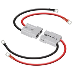 DC HOUSE front view of connector set showing waterproof housing and secure fit