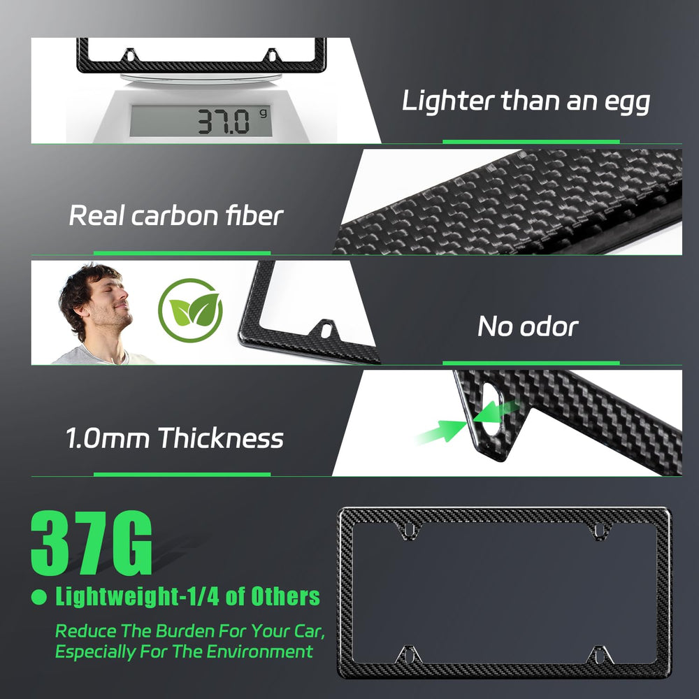 DCRCFIBER rear with anti-vibration pads highlighted showing rattle-free mounting benefits protection