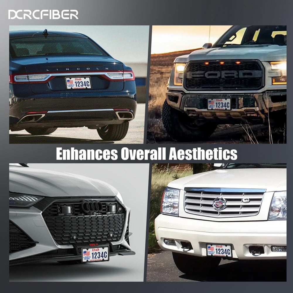 DCRCFIBER lifestyle street view on vehicle showing stylish appearance and durability benefits curb appeal