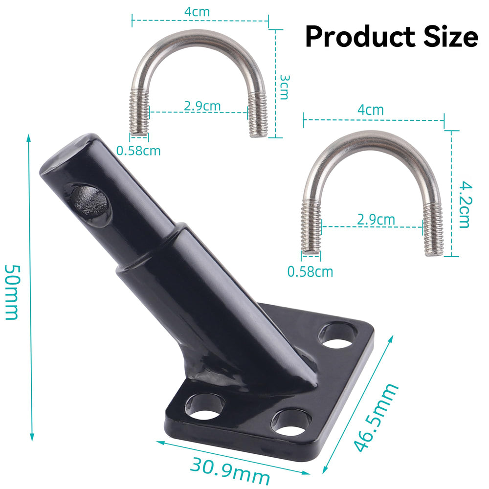 DDJ hardware kit with U-bolts and lock nuts for easy installation benefit