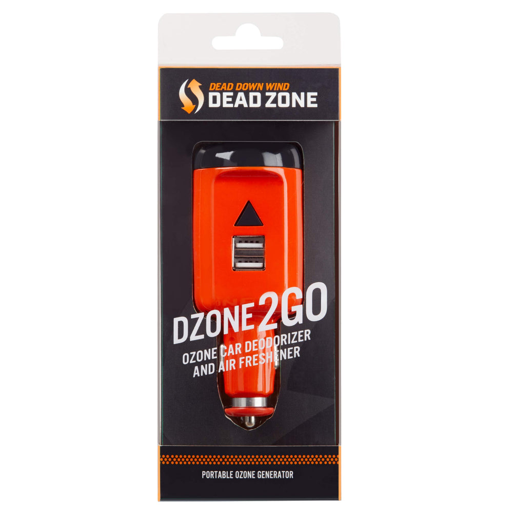 Dead Down Wind Dead Zone Ozone2Go plug close-up of 12V connector demonstrating easy installation