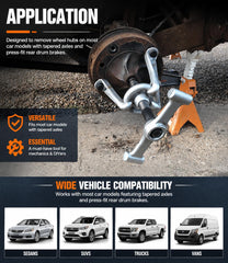 DearChan adjustable arms extended to 7-1/2 inch bolt circle for fitment