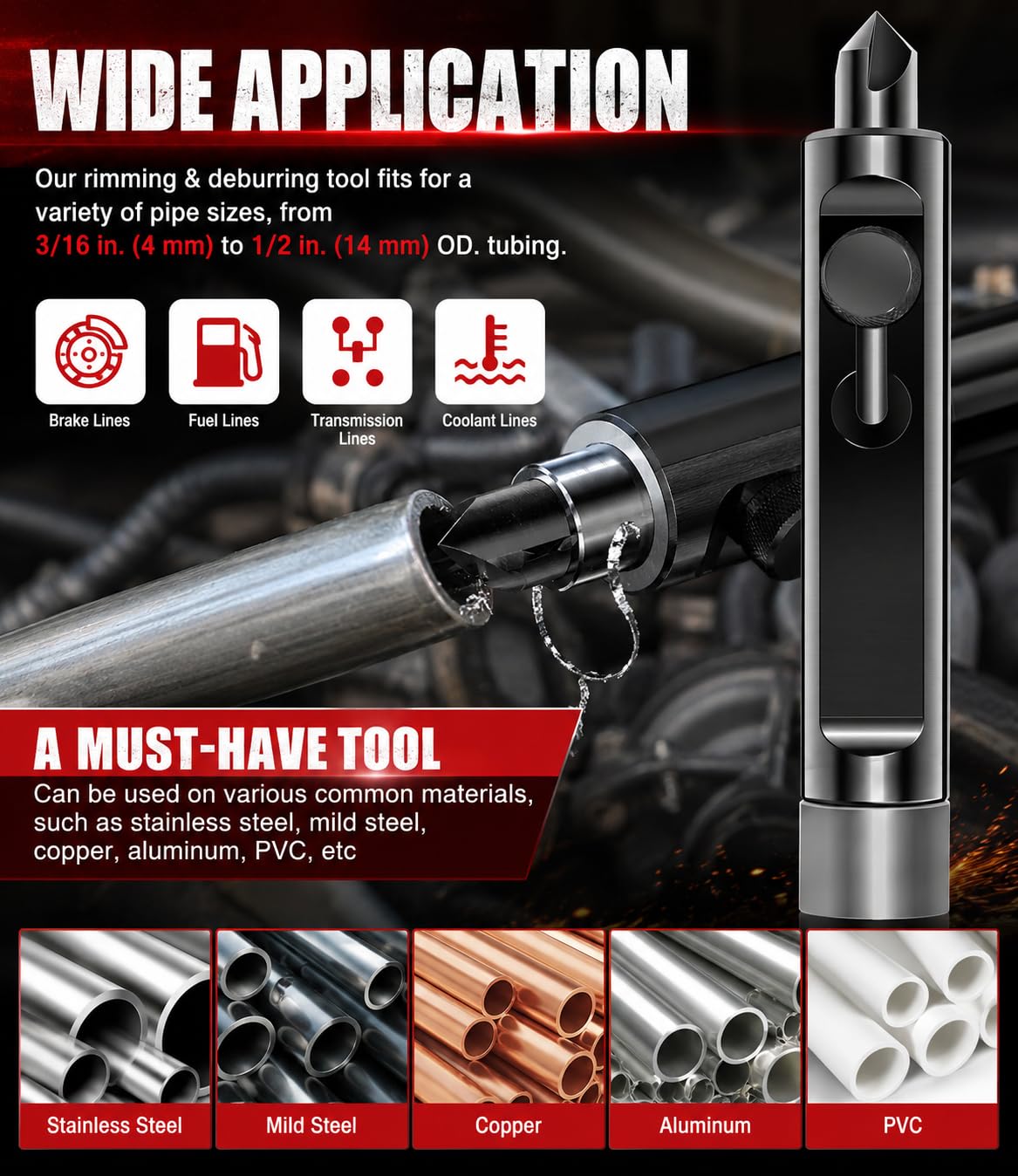 DearChan LTTR1 anti-slip handle detail for comfortable, secure grip