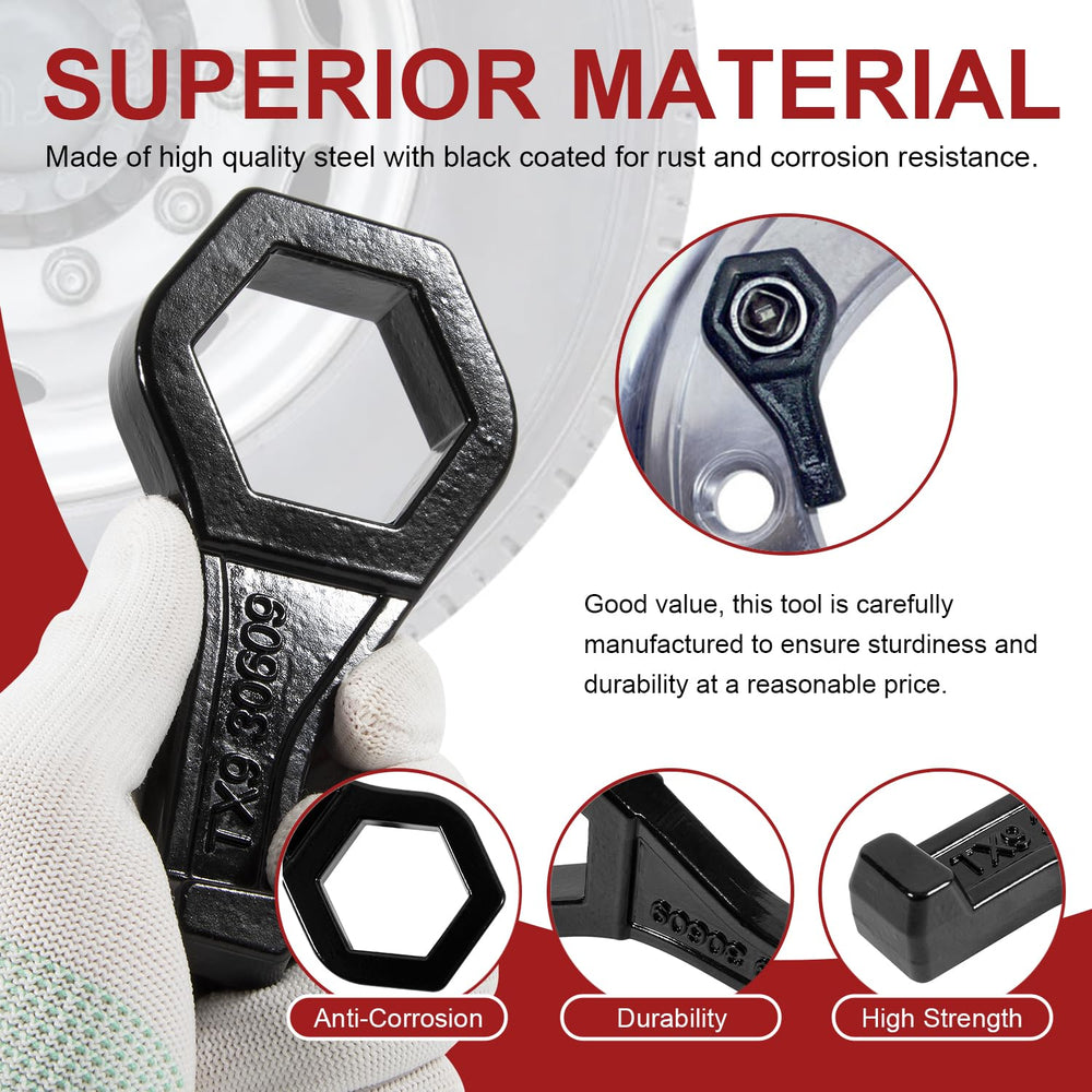 Deargooday side profile porkchop shape for reliable torque resistance