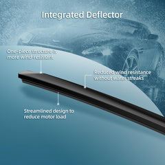 DECARTON blades mounted on Buick Verano windshield improving visibility in rain