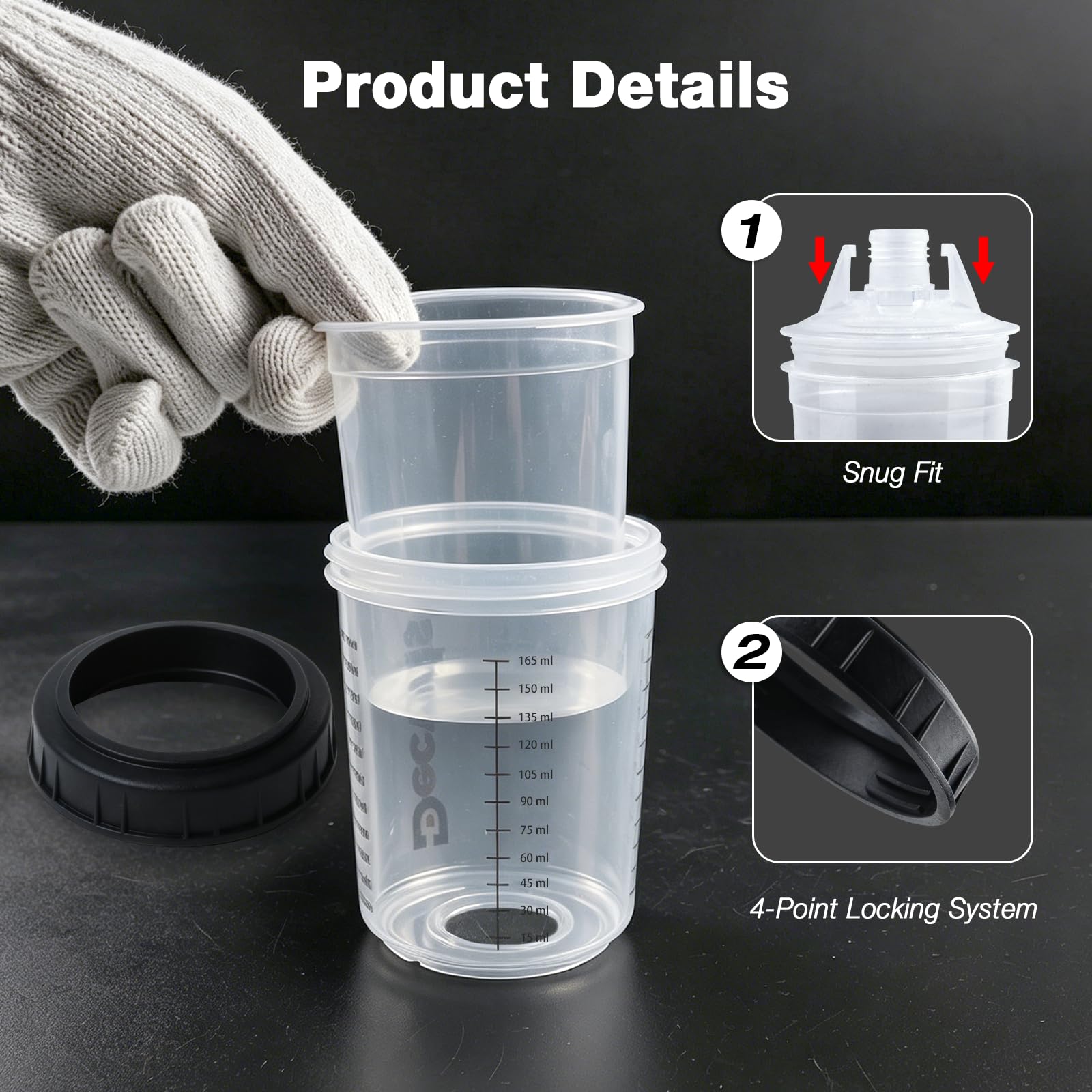 Decwls upside-down spray angle proving leak-free 360° performance