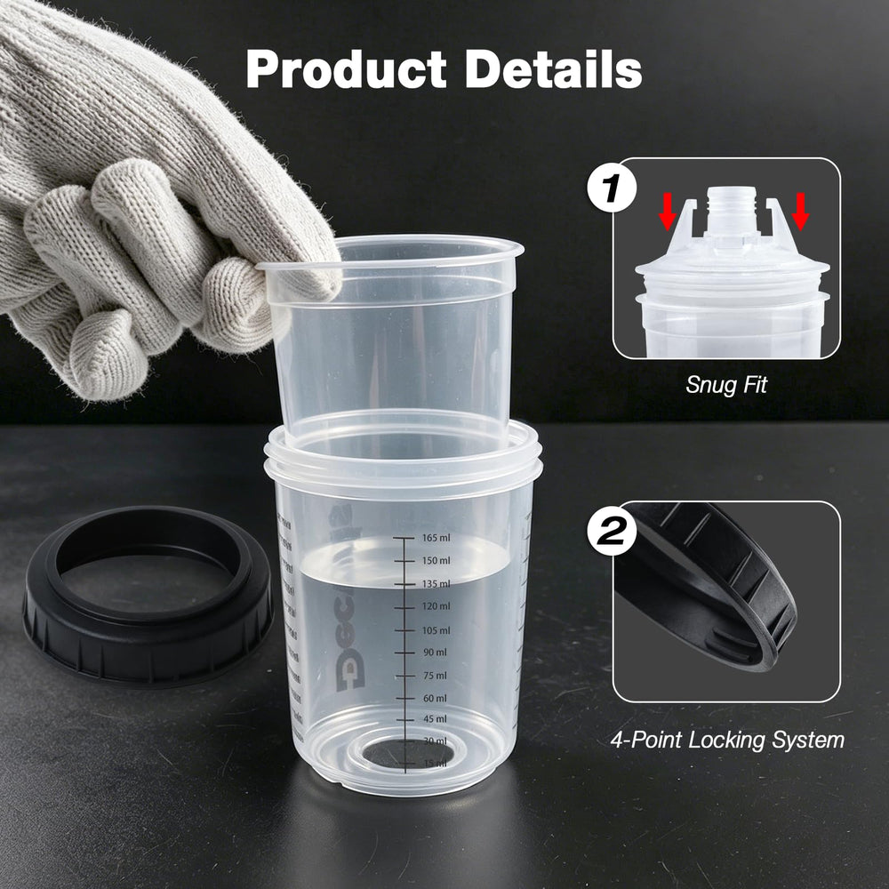 Decwls upside-down spray angle proving leak-free 360° performance