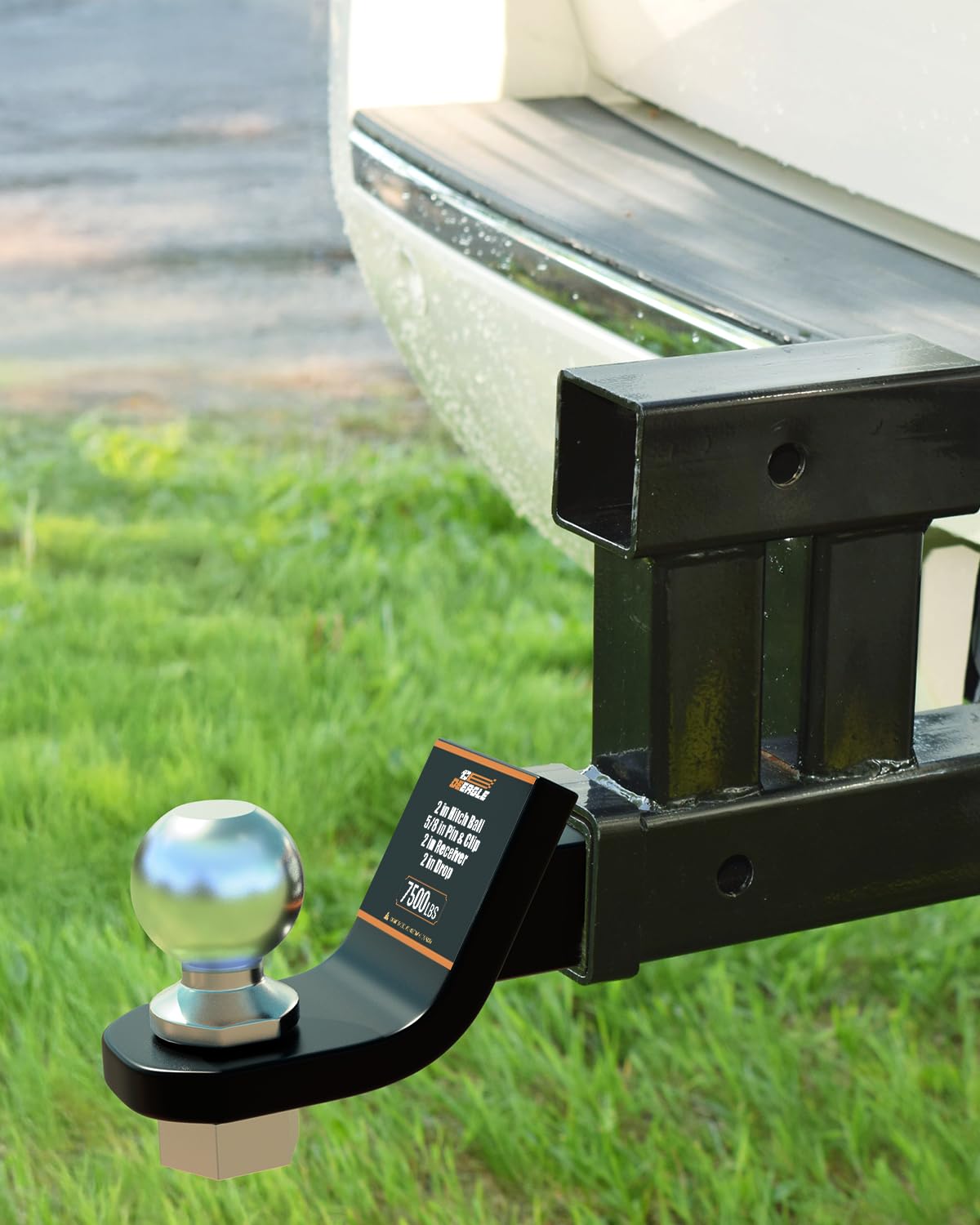 DEEAGLE towing a camping trailer, practical everyday towing reliability
