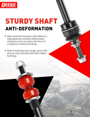 DEEKE 4X4 installed on Ram 1500 front suspension demonstrating restored sway bar angle