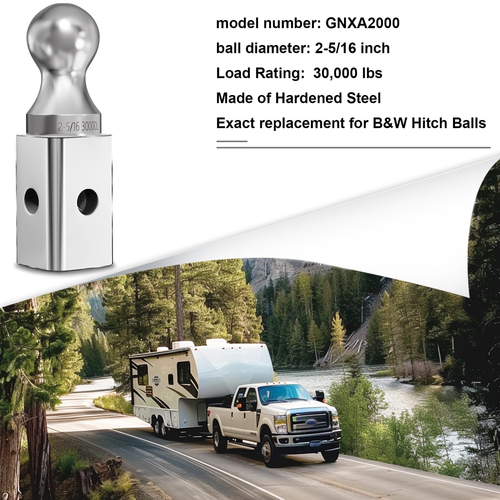 DEEKOOL GNXA2000 mounted on hitch illustrating secure fit and stability