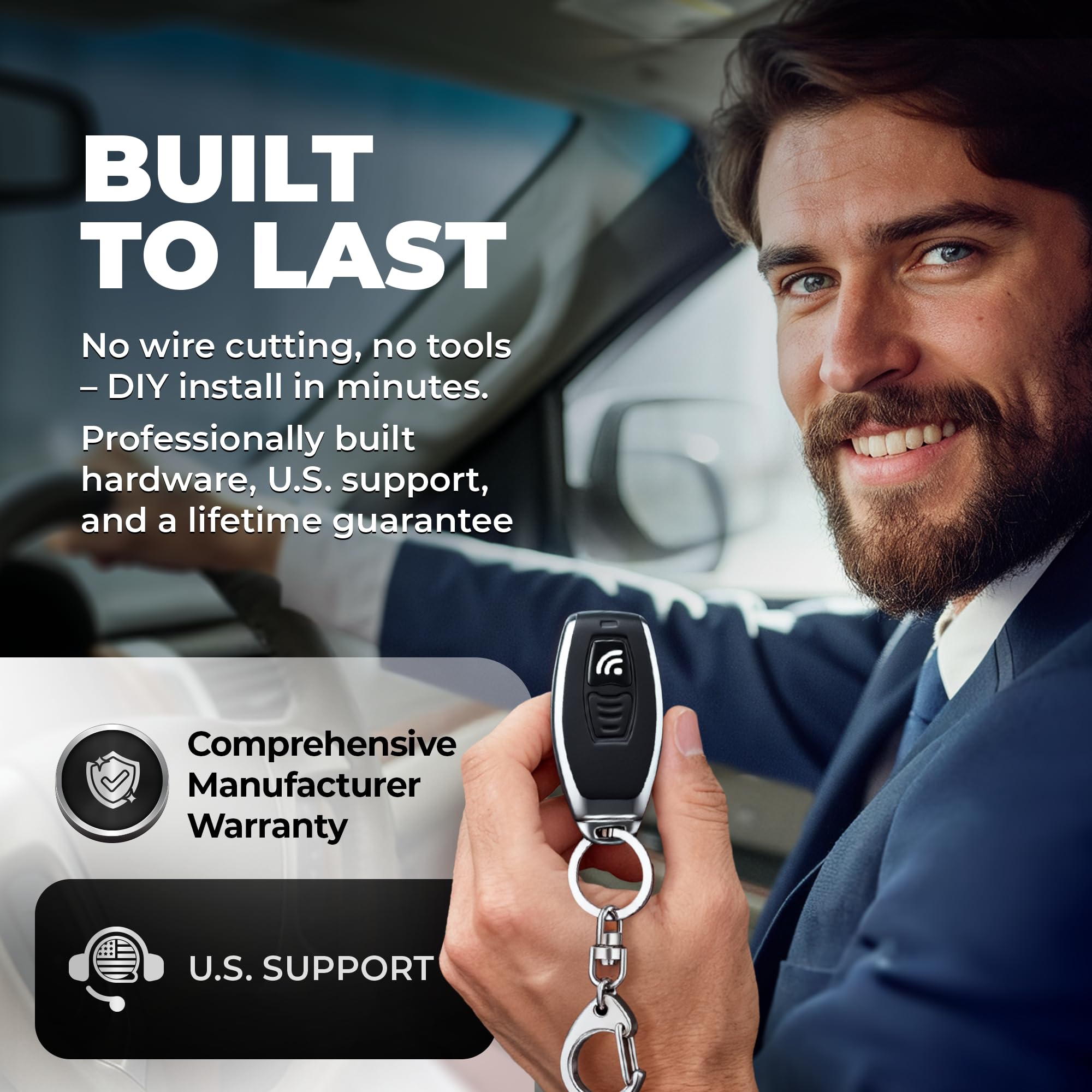 Defender packaging with manual showing ready-to-install immobilizer kit