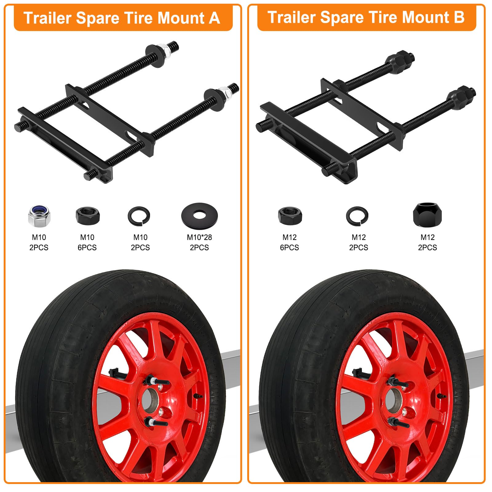 Delmoar side profile installed on trailer showing low-profile secure hold benefit