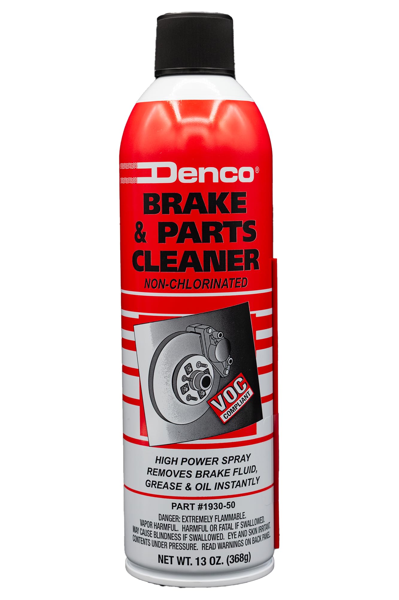 DENCO DISTRIBUTING, INC. close-up nozzle image showing precise spray control benefit