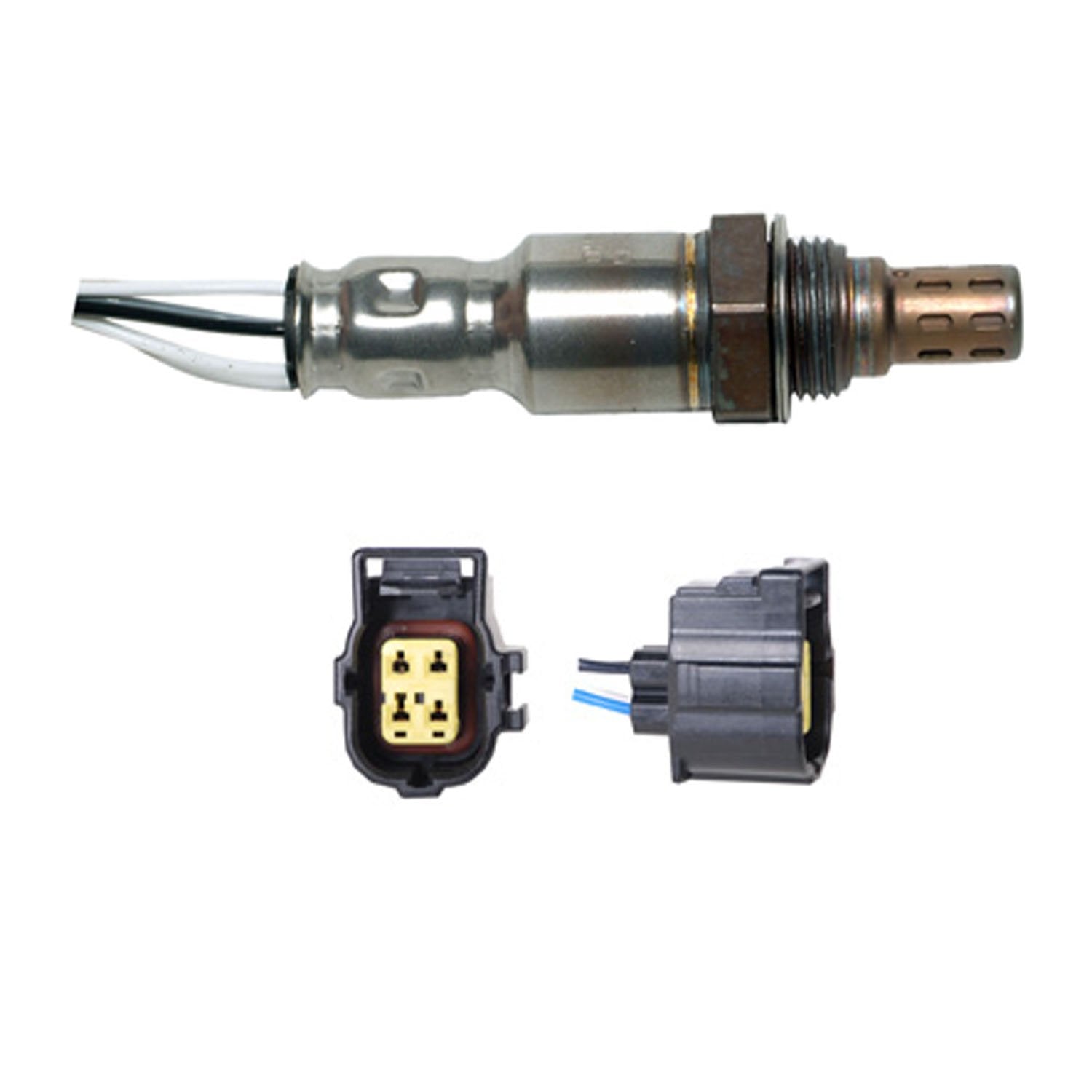 Denso 234-4547 front view showing connector and housing, ensuring easy fit