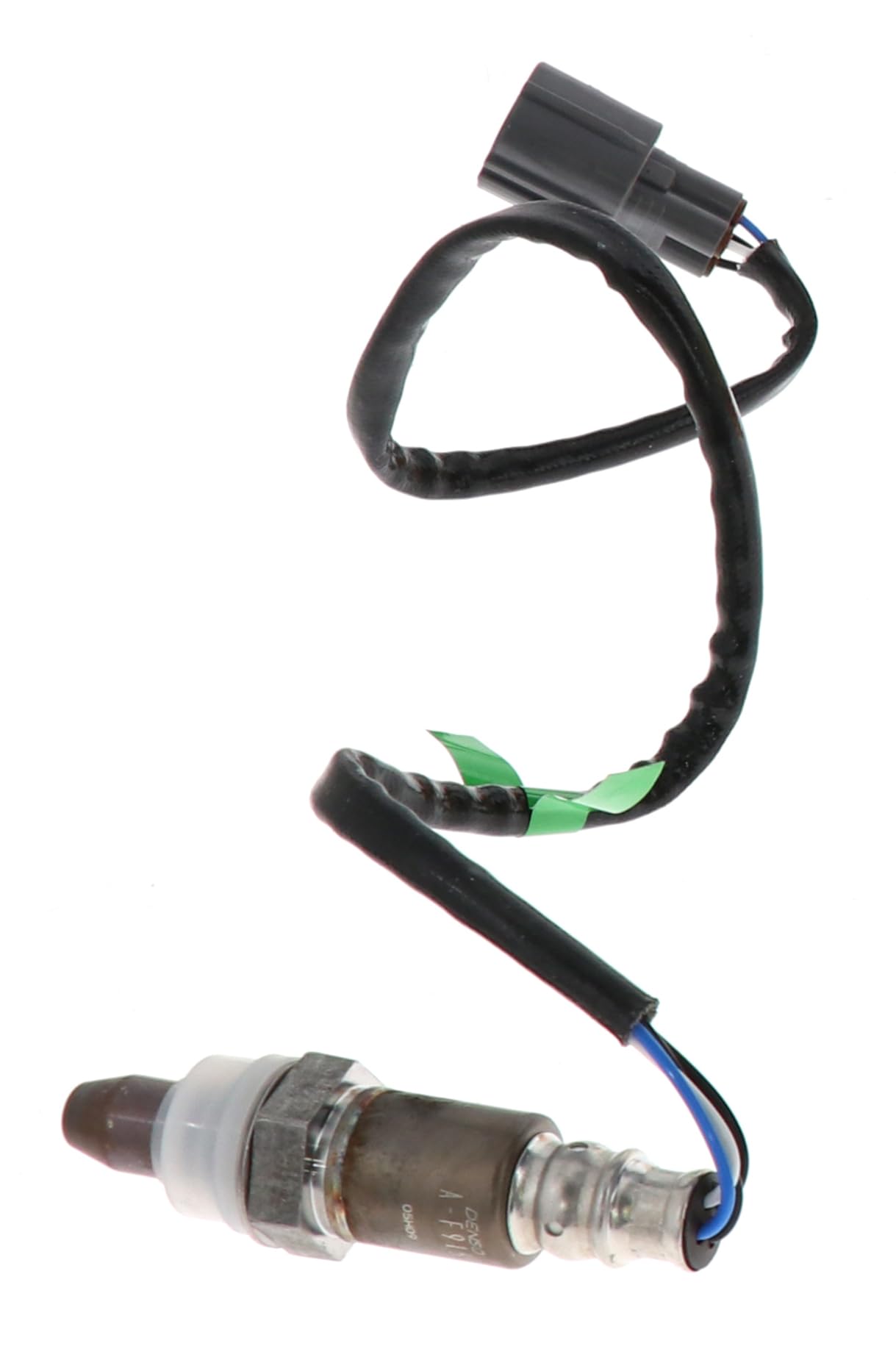 Denso close-up of the 20.08-inch four-wire harness highlighting secure OE connector