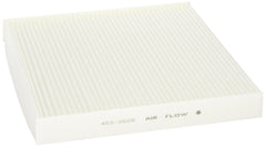 Denso cabin filter front view showing pleated media and fit for clean air