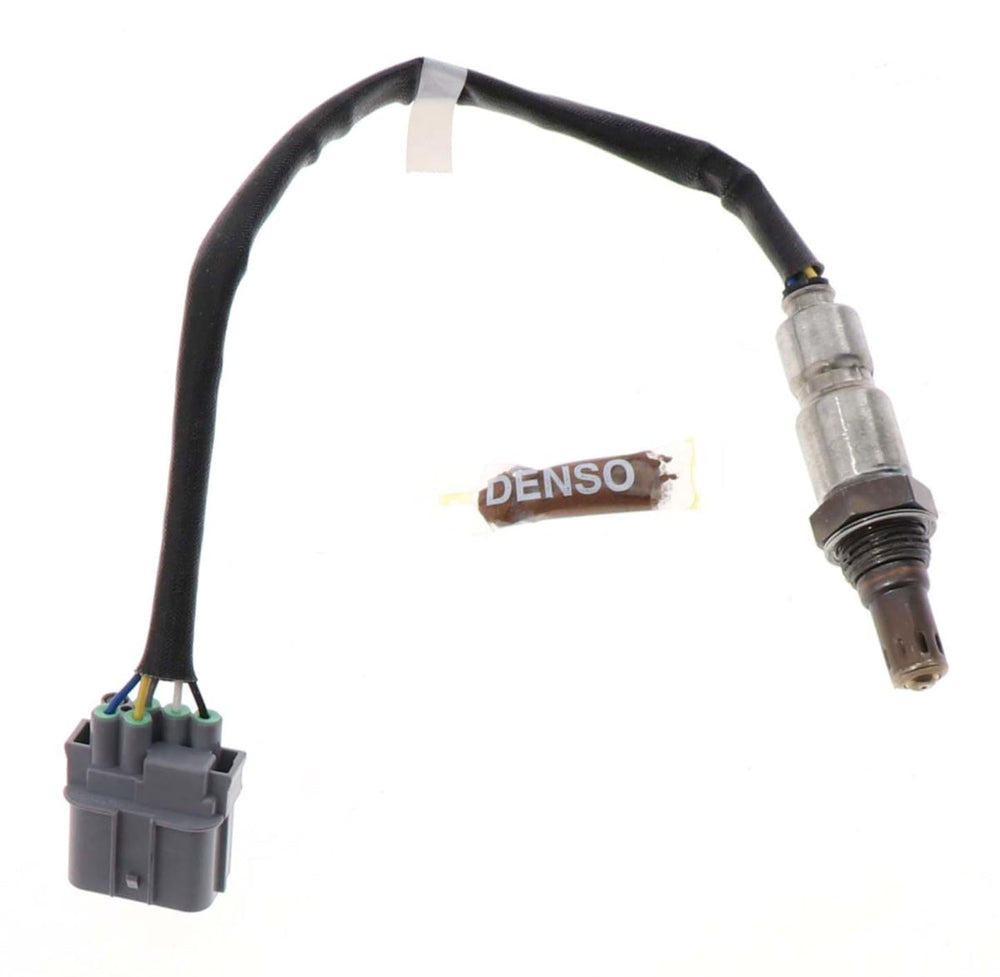 Denso connector and 11.50-inch harness close-up showing easy plug-in benefit