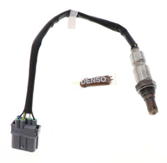 Denso connector and 11.50-inch harness close-up showing easy plug-in benefit