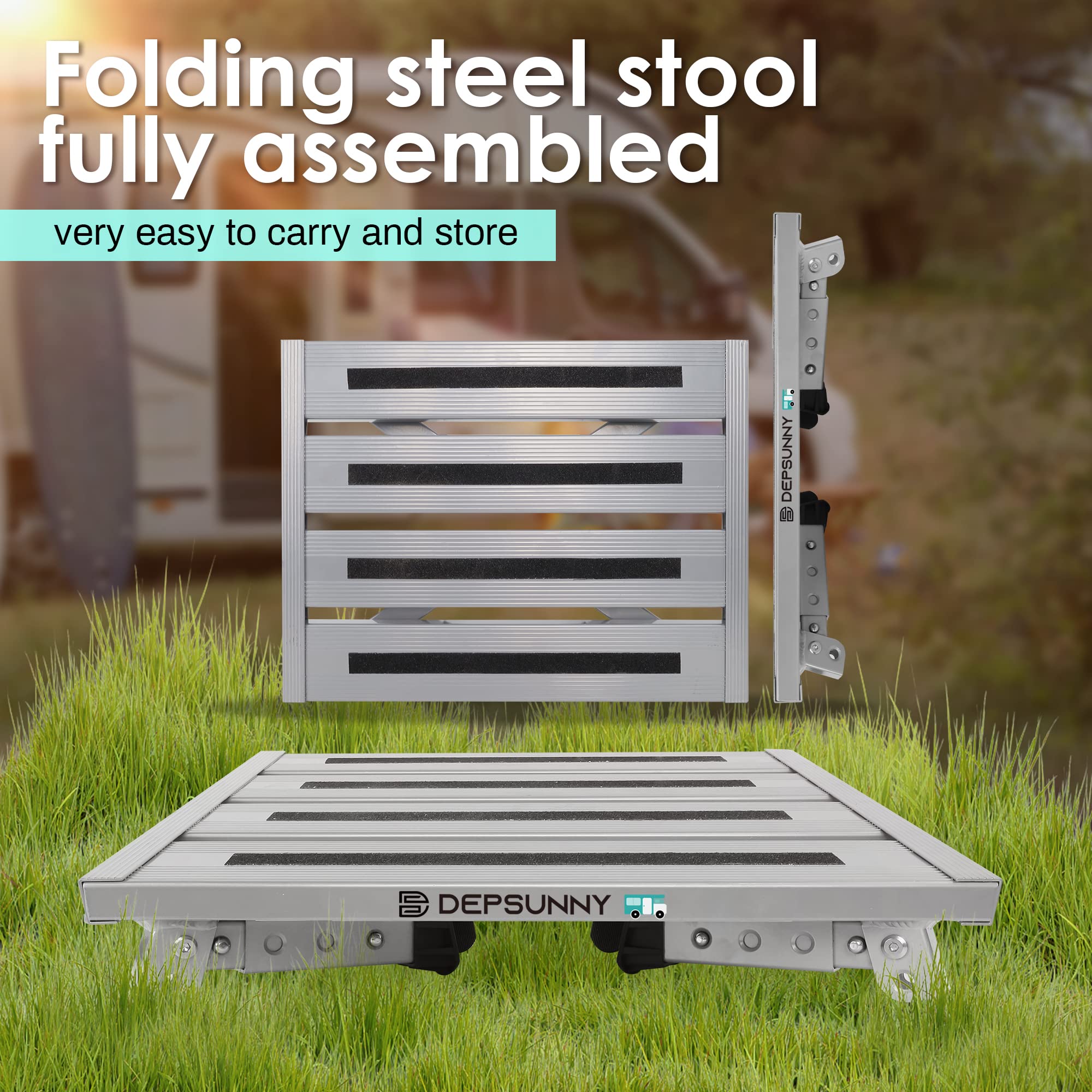 DEPSUNNY adjustable height mechanism showing three secure positions