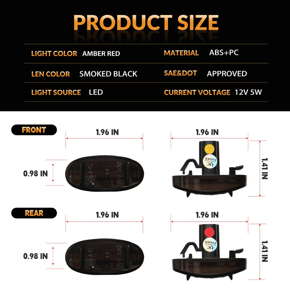 DERMOKA smoked lens texture and seal demonstrating weather resistance